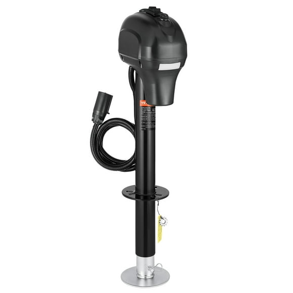 VEVOR Electric Trailer Jack 3500 lbs Power Tongue Jack for RV Trailer & Camper Black