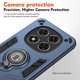 thumbnail image 3 of For Xiaomi Redmi Note 14 Pro 5G Case Slide Camshield Kickstand PC+TPU Phone Cover - Grey, 3 of 5