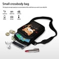 thumbnail image 7 of HELLHERO Adjustable Strap Women Crossbody Bag for Adult Daily Commute or Casual Outings Crossbody Bag Polyester 4.33"x1.97"x7.09", Capybaras with Boba Tea and Bread, 7 of 7