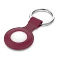 thumbnail image 2 of Funda de silicona para llavero para Apple Airtags Locator Tracker (rojo vino), 2 of 6