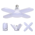 thumbnail image 1 of Luz de garaje E27 60 W LIUYMXG Luz de taller deformable 6500 K 5500 LM 4 paneles ajustables, 1 of 5
