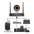 thumbnail image 2 of Sistema de Micrófono Inalámbrico Debra Audio Pro UHF Negro con Receptor de Metal y 4 Canales para Fi, 2 of 10