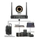 thumbnail image 2 of Sistema de Micrófono Inalámbrico Debra Audio Pro UHF Negro con Receptor de Metal y 4 Canales para Fi, 2 of 10