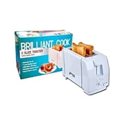 Brilliant Cook Compact Smart 2 Slice Toaster
