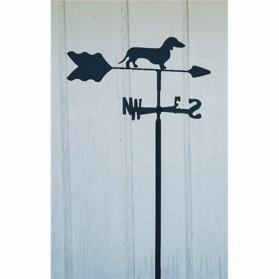 The Lazy Scroll  Dachshund Garden Mount Weathervane