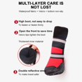 thumbnail image 3 of Greeniant 4 Uds. De zapatos para perros de cintura alta Golden Retriever Samos Husky, impermeables, antideslizantes, para invierno, pies para perros, botas Suministros para perros rojo L Greeniant PT001541-02, 3 of 6