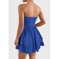 thumbnail image 2 of Vestido PRETTYGARDEN para mujer, verano 2025, sin tirantes, tubo, tamaño mini, 2 of 7