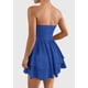 thumbnail image 2 of Vestido PRETTYGARDEN para mujer, verano 2025, sin tirantes, tubo, tamaño mini, 2 of 7