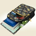 thumbnail image 4 of 15 Inch Fun Printed Backpack with Front Zippered Pocket & Padded Adjustable Shoulder Straps in Tough Trucks, 4 of 6