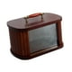 thumbnail image 5 of Caja de pan de madera, contenedor para almacenar pan, contenedor multiusos retro para almacenar alimentos. marrón 29cm, 5 of 9