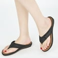 thumbnail image 7 of Ablanczoom Womens Sandals: Arch Support Flip Flops for Women Slides Shoes, 7 of 7
