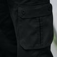 thumbnail image 5 of cllios Men's Cargo Shorts Big and Tall Summer Casual Shorts Gym Beach Cargo Shorts with Multi Pockets Gifts for Men Black,XL, 5 of 7