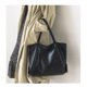 thumbnail image 5 of Women's Soft Leather Texture Bag Large Capacity Crossbody Bag Versatile Student Tote Bag Shoulder Bag, 5 of 9