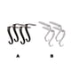 thumbnail image 4 of Toystoory 4 pack/lote función práctica soporte fuerte ganchos para chimenea para soportes de regalo de Navidad Kits de decoración para fiestas plata, 4 of 6