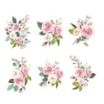 thumbnail image 2 of Pegatinas para bañera,Pegatinas de pared para bañera Bañera PVC Antideslizante,Calcomanías de pared con flores para decoración del hogar,hermosas y elegantes,Calcomanías para baño, 2 of 8