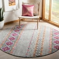 thumbnail image 5 of SAFAVIEH Madison Kandace Abstract Runner Rug, Grey/Ivory, 2'3" x 12', 5 of 6