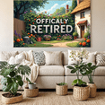 thumbnail image 3 of LUUFILx Retirement Garden Banner Outdoor Background Decor Event Decoration Party Supplies Yard Celebration Backdrop Happy Retired Gardening Scene, 3 of 8