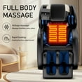 thumbnail image 6 of BILITOK Full Body Zero Gravity Massage Chair with Heating, Airbags, Bluetooth Speaker, Foot Roller, and Touch Screen Control - Black, 6 of 8