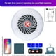 thumbnail image 1 of Ventilador de tienda LED 2 en 1, lámpara recargable, ventilador de carga USB, luz sin soporte, 1 of 4