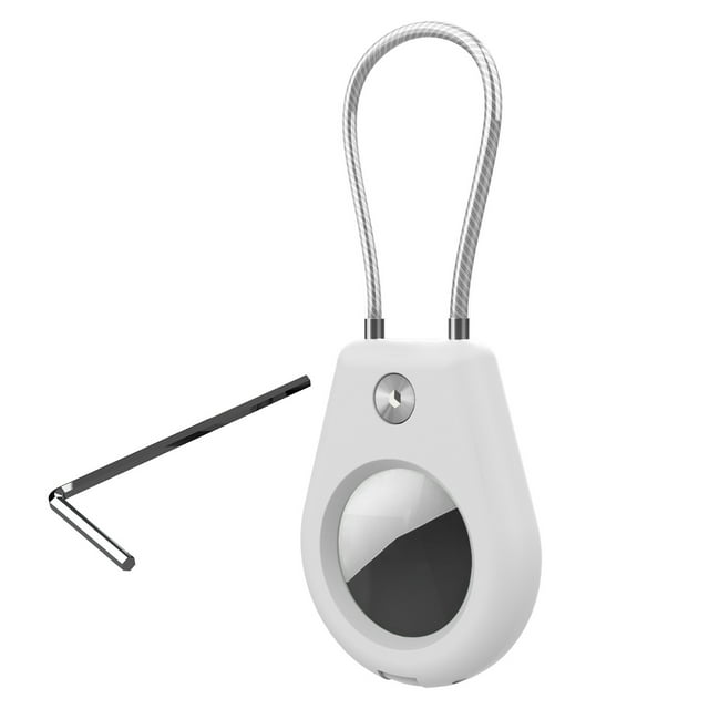 Visland Keychain Holder for AirTag with Hexagon Socket Screw Waterproof Tracker Lock Case Impact-Resistant Protective Holder for Apple AirTags Keys Bags