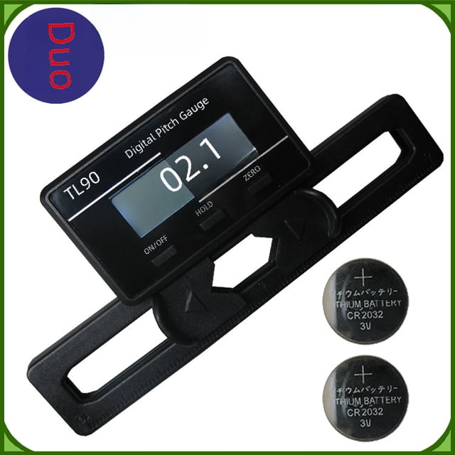 TL90 Digital Pitch Gauge & Angle Finder: High-Precision Electronic Inclinometer with Clear Display, Durable Lightweight Design for Aviation Modeling & Hobbyists – Ideal Portable Measuring Tool for
