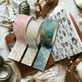 thumbnail image 6 of Tachiuwa 3 Rolls Washi Tape Bulk 5M Long Gold Foil Thin Decorative Sticker Masking Tapes for Planner Scrapbooking Gift Wrap DIY Crafts A, 6 of 6