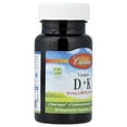 thumbnail image 3 of Carlson Vitamins D3 + K2, 30 Vegetarian Capsules, 3 of 4