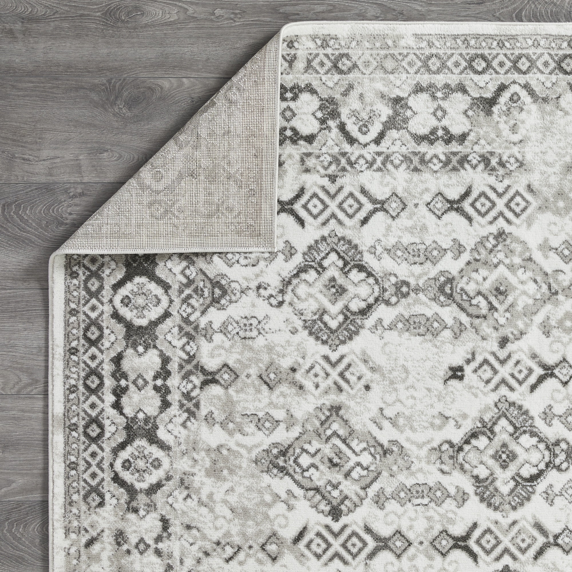 Loomaknoti Rhane Almurz 5' x 7' Gray Oriental Indoor Area Rug