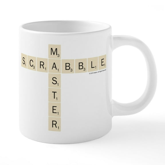 CafePress - Scrabble Master - 20 Oz White Ceramic Mega Mug