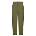 thumbnail image 7 of Generic Mens Linen Cargo Pants Lightweight Elastic Waist Drawstring Casual Loose Summer Beach Yoga Pants with Pockets, 7 of 7