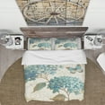 thumbnail image 3 of Designart 'butterfly Blue Garden I' Cottage Duvet Cover Set, 3 of 4