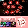 thumbnail image 4 of Wovilon Led Light Strip Mother'S Day Multicolor Love Heart 10 Led Decorative String Lights, 4 of 4