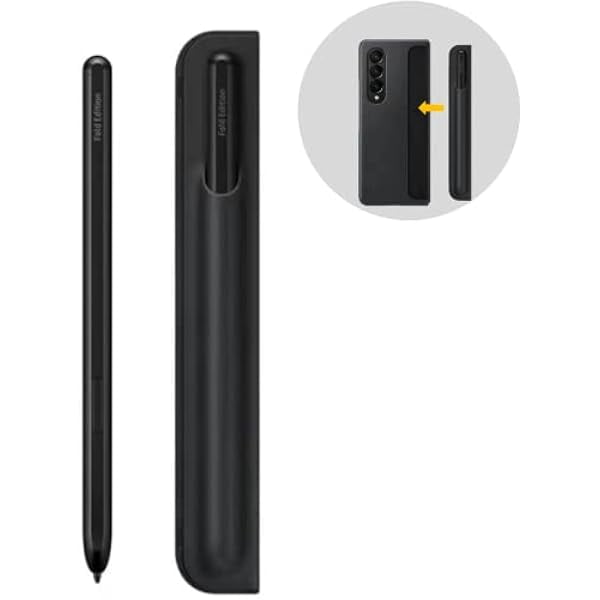 wonima11 Galaxy Z Fold 4 S Pen Replacement with S-Pen Holder for Samsung Galaxy Z Fold 4 5G Fold Edition (Black)
