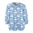 thumbnail image 3 of Ladies‘ Christmas Hoodie with Long Sleeves and Cartoon Print  featuring Pockets, 3 of 5
