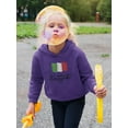 thumbnail image 2 of Buon Ferragosto Italy Flag Hoodie Toddler -Image by Shutterstock,  4 Toddler, 2 of 4
