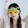 thumbnail image 2 of 1 par de gafas con forma de piña, gafas decorativas, accesorios creativos, gafas divertidas para fiesta de disfraces TUNC Sencillez, 2 of 5