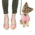 thumbnail image 2 of Gango Home Decor Contemporary Furry Fashion Friends III & IV by Emily Adams (Ready to Hang); Two 12x12in Black Framed Prints, 2 of 5