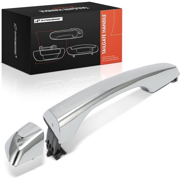 A-Premium Rear Left Driver Side Exterior Door Handle Compatible with Hyundai Elantra 2017 2018 2019 2020, Sedan, Chrome