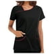 thumbnail image 1 of Pntutb - Camiseta de manga corta para mujer con cuello en V y bolsillo para trabajadores del cuidado Pntutb Pntutb-5485, 1 of 4