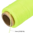 thumbnail image 4 of Uxcell 186 Yards 210D/1mm Leather Sewing Thread Polyester Waxed Cord, Lime, 4 of 5