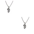 thumbnail image 1 of Minnieouse Colgante de dragón para hombres, mujeres, niñas, collar de , collar de aleación, cadenas, joyería, regalos de cumpleaños plata antigua 2Conjunto, 1 of 6