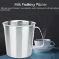 thumbnail image 4 of Stainless Steel Milk Frothing Jug Cup Coffee Pitcher with Scale Latte Art, 4 of 7