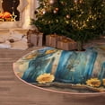 thumbnail image 5 of Sikiie Rustic Blue Vase Blossoms Christmas Tree Skirt, Christmas Tree Decorations, Christmas Decor, Tree Mat Decoration(30-48IN)-30", 5 of 6