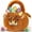 Deep Brown, variant on Easter Basket, Soft Cow Plush Baskets, Easter Egg Hunt Buckets, Easter Decorations Indoor Outdoor, Cute Easter Gifts for Kids, Adults, Teens, Toddlers, Girls