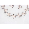 thumbnail image 3 of Faship Clear Rhinestone Crystal Rose Gold Plated Floral Necklace Earrings Set, 3 of 5