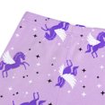 thumbnail image 5 of NIPAXO Girls Pajamas Set Long Sleeve Magical Unicorn Star Print Casual Sleepwear with Purple Trim for Toddler Little Girls, 5 of 8