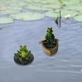 thumbnail image 4 of Resin Frog Floating Ornaments Pool Simulation Animal Decoration Realistic Water Simulated Animals Decorate Pond Frogs, 4 of 9