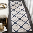 thumbnail image 2 of SAFAVIEH Cottage Collection COT907A Navy / Creme Rug, 2 of 6