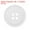 White, variant on Uxcell 60Pcs 40L Sewing Buttons 0.98" Resin Round Flat 4-Hole Craft Buttons for Sewing Clothing and DIY, White