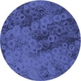 thumbnail image 1 of Ahgly Company Indoor Round Patterned Sapphire Blue Area Rugs, 4' Round, 1 of 6